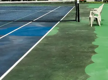 Tennis Court Cleaning